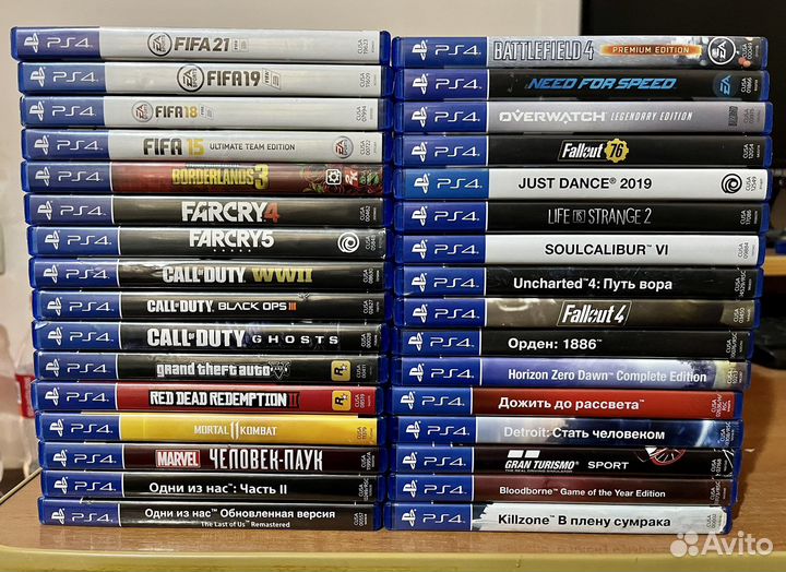 Игры для приставок ps4