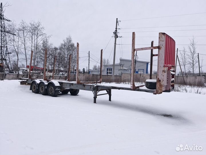 Полуприцеп лесовоз (сортиментовоз) Krone SDP27, 2005