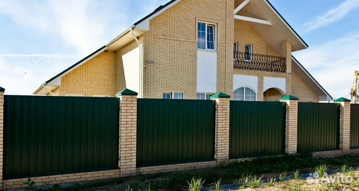 Забор из профлиста быстро