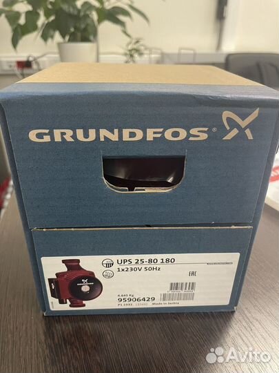 Насос циркуляционный Grundfos UPS 25-80 180 1x230v