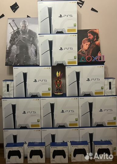 Playstation 5 slim Новые Европа Обмен +700/69игр