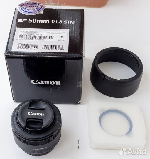Объектив canon ef 50mm f1.8 stm