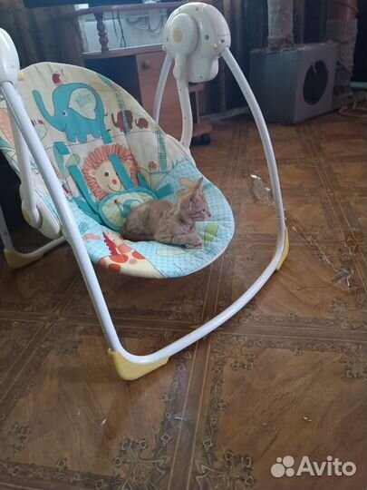 Детские электронные качели бу