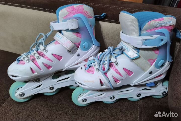 Роликовые коньки детские раздвижные