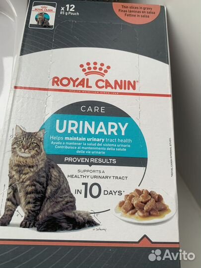 Корм royal canin urinary s/o паштет, соус, care