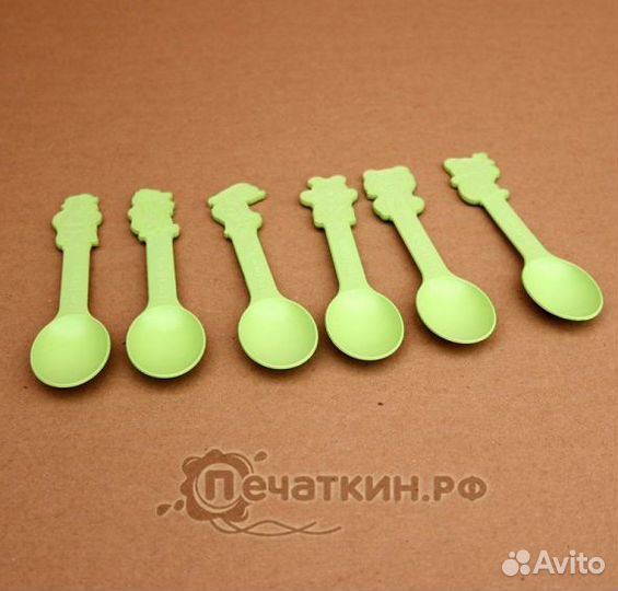 Ложка для мороженного из кукурузного крахмала