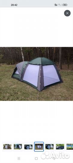 Палатка 4х местная с тамбуром