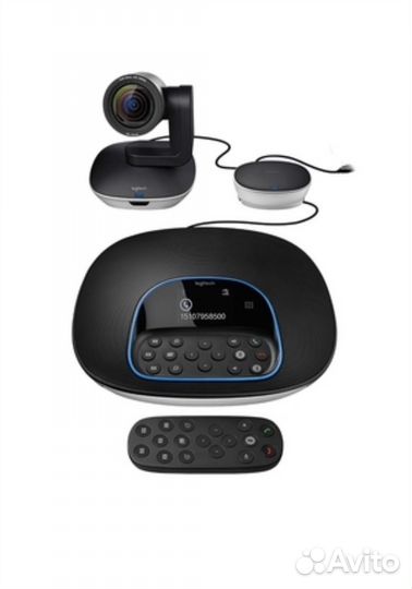 Веб камера logitech CC3500E для видеоконференций