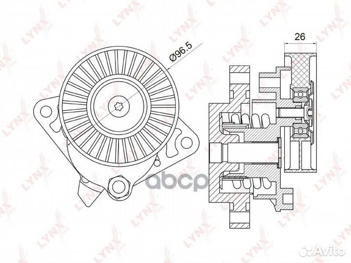 Натяжитель ремня навесного оборудования PT3017