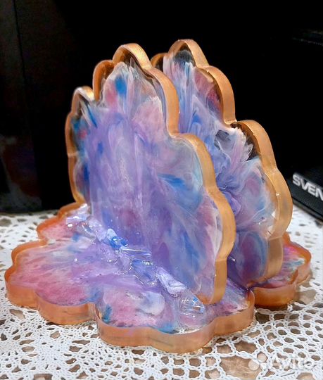 Салфетница с вазочкой под зубочистку