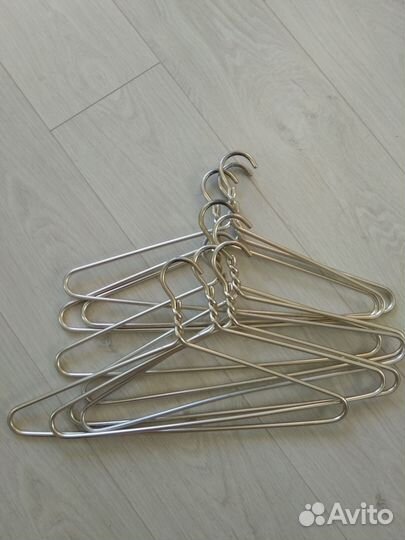 Плечики металл, толстые 9 шт