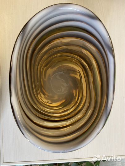 Ваза и фигурка цветное стекло