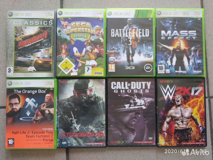 Игры И диски на X BOX 360