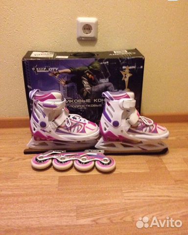 Коньки (2 в 1)