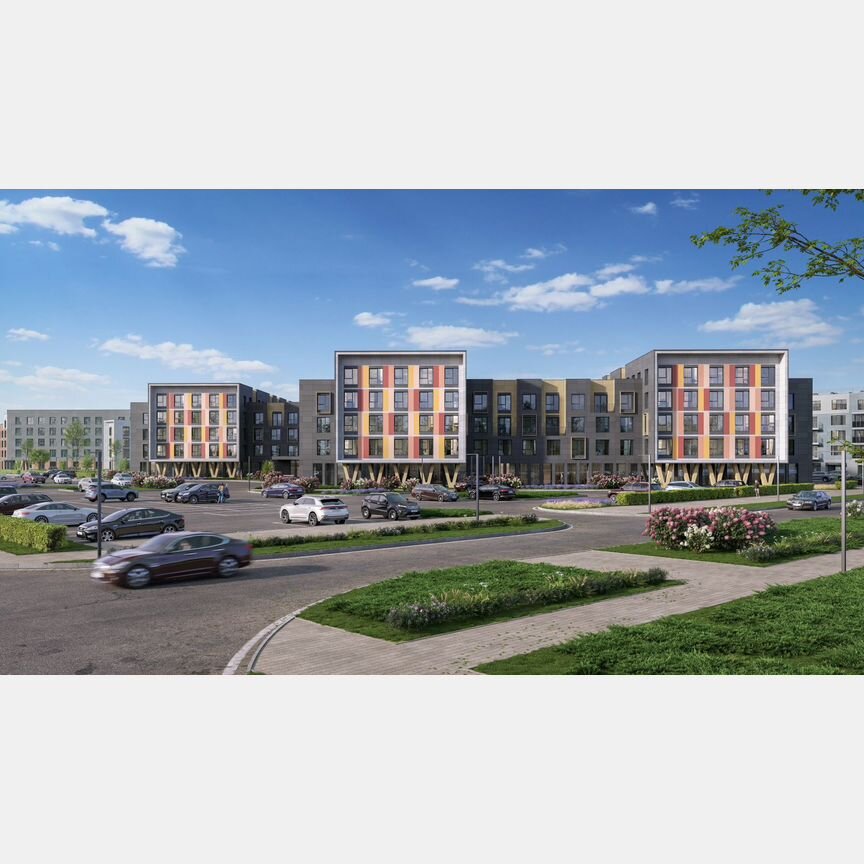 2-к. квартира, 47,5 м², 3/5 эт.
