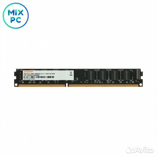 Модуль памяти DDR3 8Gb 1600MHz Digma dgmad31600008
