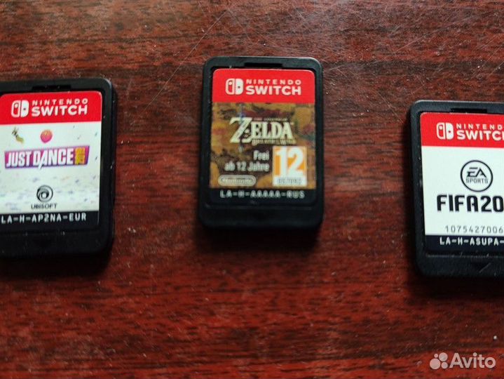 Картриджи для нинтендо свич