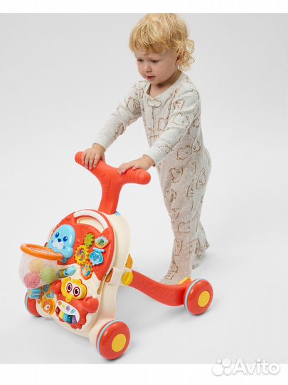 Каталка ходунки столик