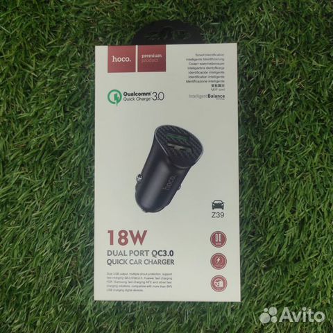 Автомобильное зарядное устройство Hoco Z39 18W