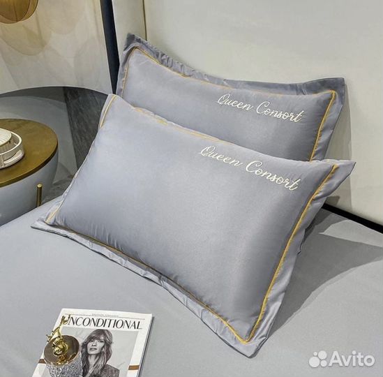 Белье постельное евро с тонким одеялом