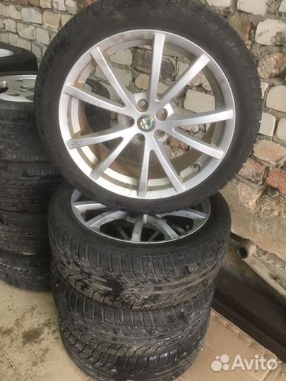 Диски r17 альфа ромео 147 с шинами