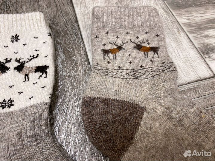 Носки из монгольской овцы (меринос) 100