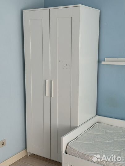 Шкаф IKEA белый детский