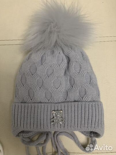 Комплект шапка и снуд новый