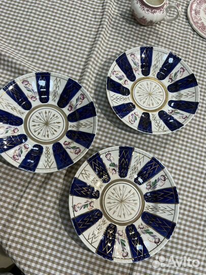 Тарелка фарфор, Кузнецов. Винтаж