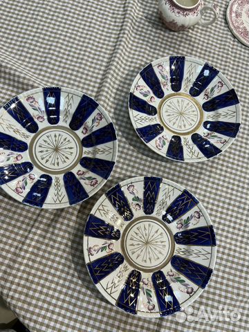 Тарелка фарфор, Кузнецов. Винтаж