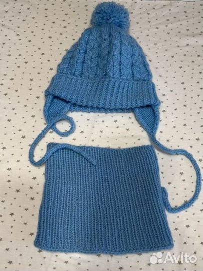 Шапка и снуд для мальчика