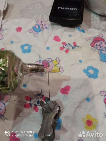 Елочные игрушки СССР на прищепке