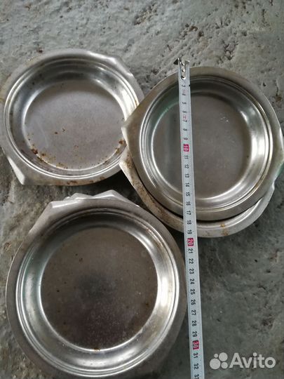 Тарелки из нержавейки СССР