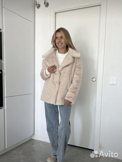 Пальто шуба тедди новая