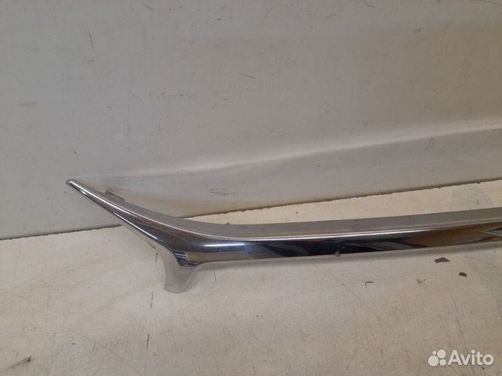 Хром решетки бампера передний Toyota Camry V55