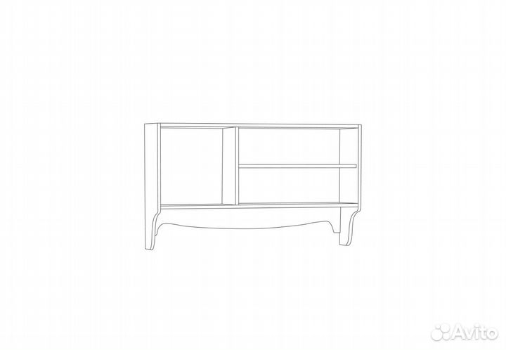 Полка Флоренция 10.119 Ясень Анкор