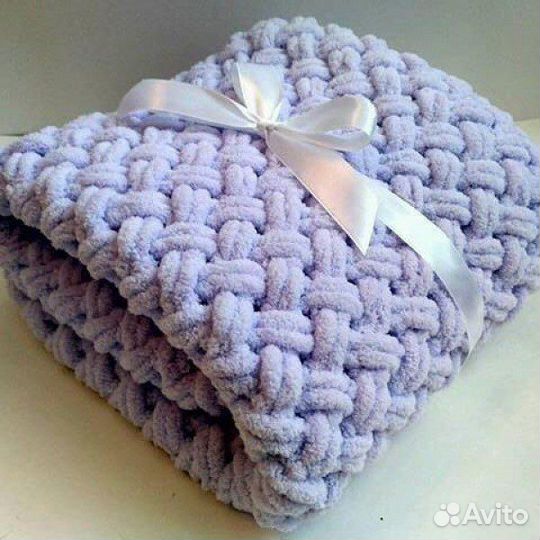 Плед детский мягкий плюшевый одеяло новорожденному