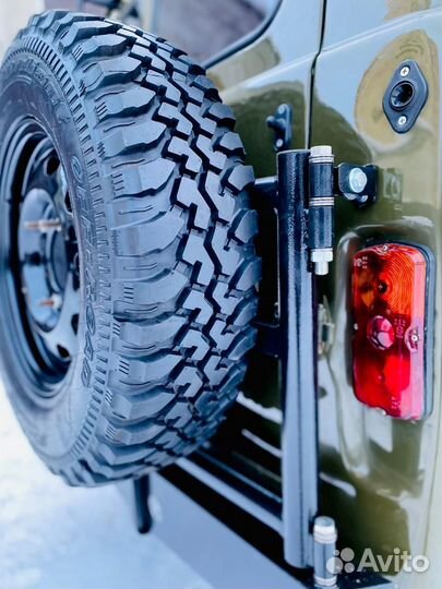 Задний бампер Медведь кроншт запаски УАЗ 452