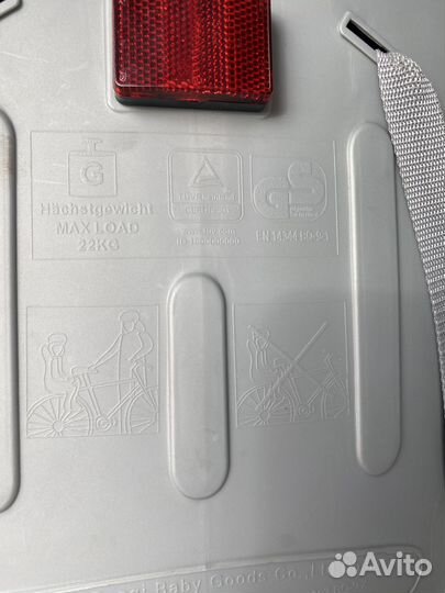 Велокресло детское