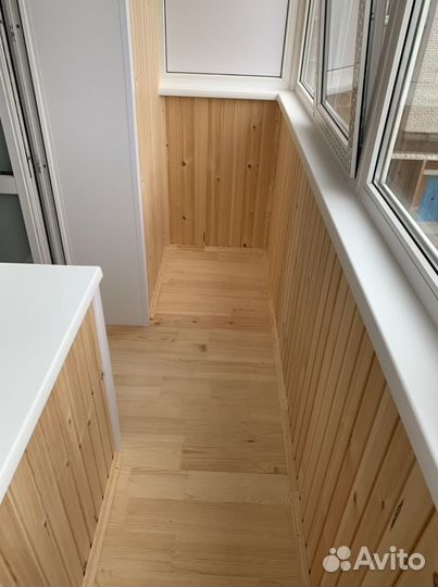 Утепление и отделка балконов и лоджий под ключ