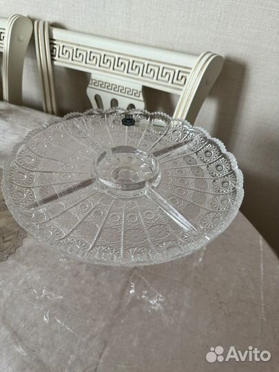 Хрустальная менажница