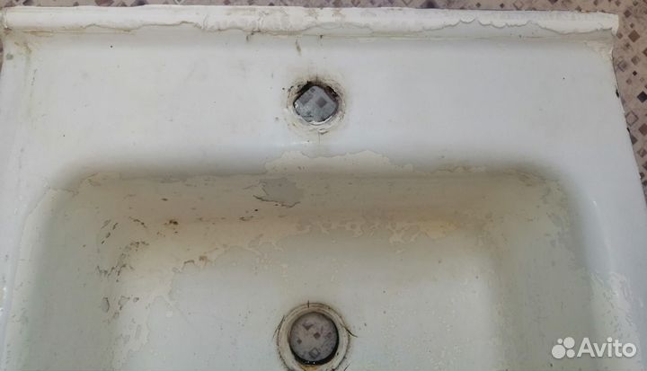 Мойка чугунная эмалированная (1964 г. СССР)
