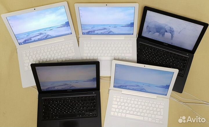 MacBook (Windows 8, MacOS) - фильмы, работа. А1181