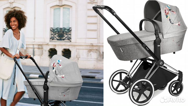 Cybex priam шасси+люлька дизайнерские