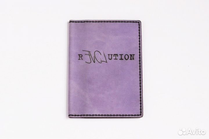 Кожаный чехол на паспорт