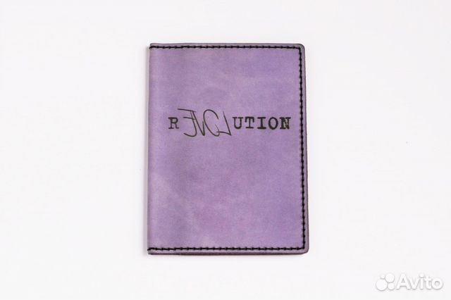 Кожаный чехол на паспорт