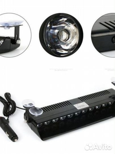 Стробоскоп s12 красно-синий