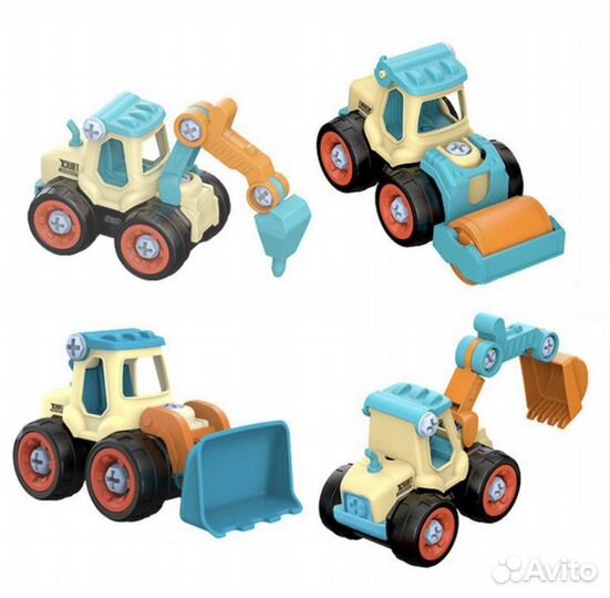 Машинки конструктор - новый