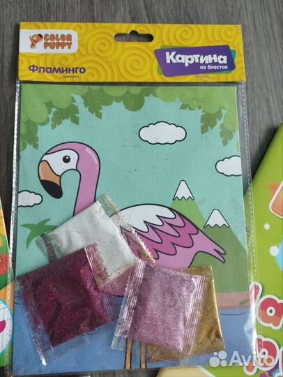 Раскраска, аппликация для детей