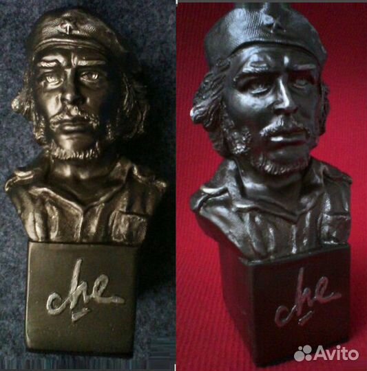 Бюсты Че Гевары и Фиделя Кастро